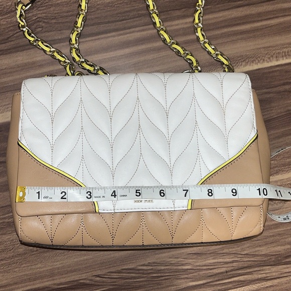 Kate Spade Briar Lane Emelyn quilted white/dove multi colorblock crossbody - Picture 13 of 16